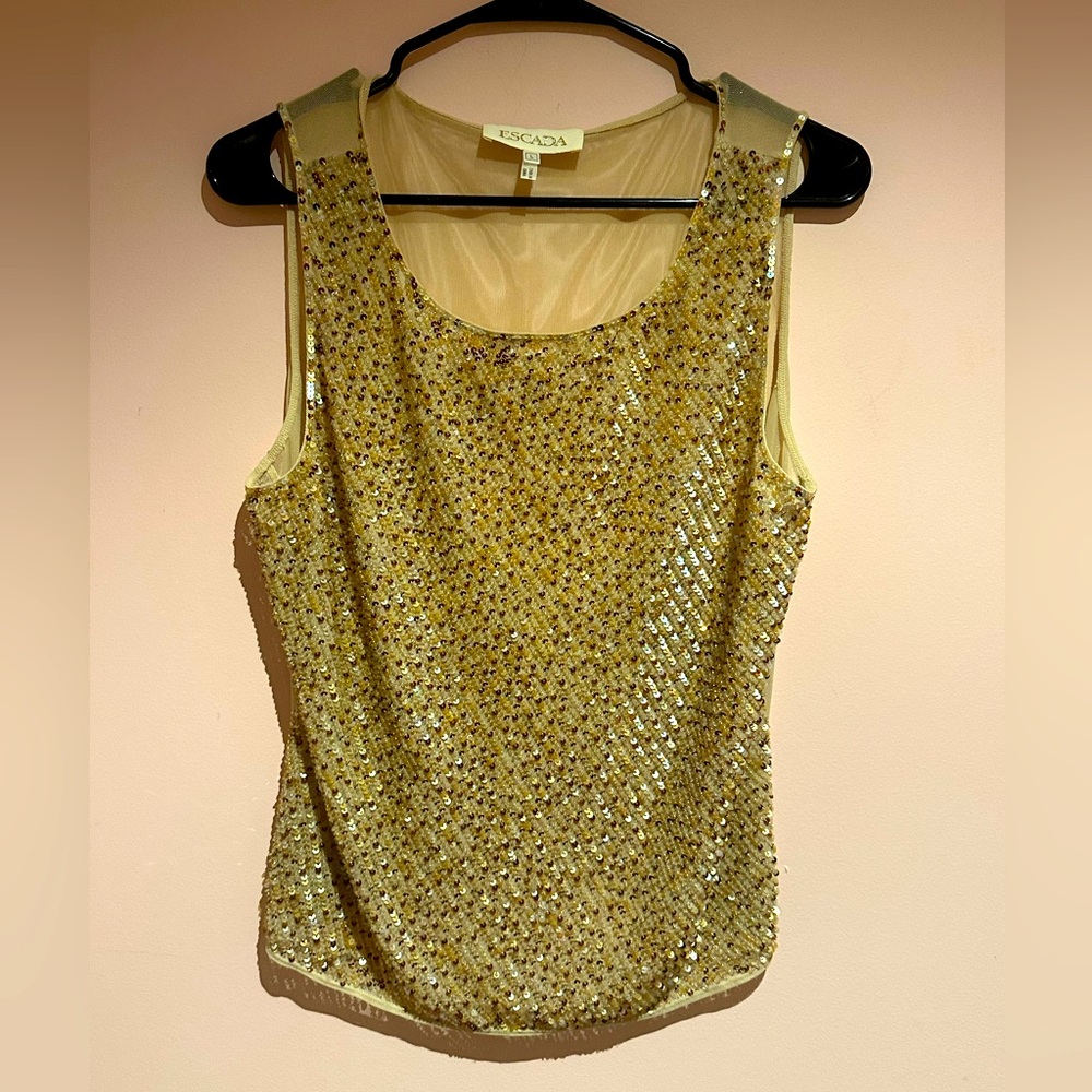 ESCADA gorgeous sequin top - Picture 2 of 5